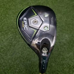 Www.chipnputt.com T.I. Callaway Epic Flash 27º 6 Hybrid,RH,Graphite Design TourAD MT-X Stiff Shaft,MINT