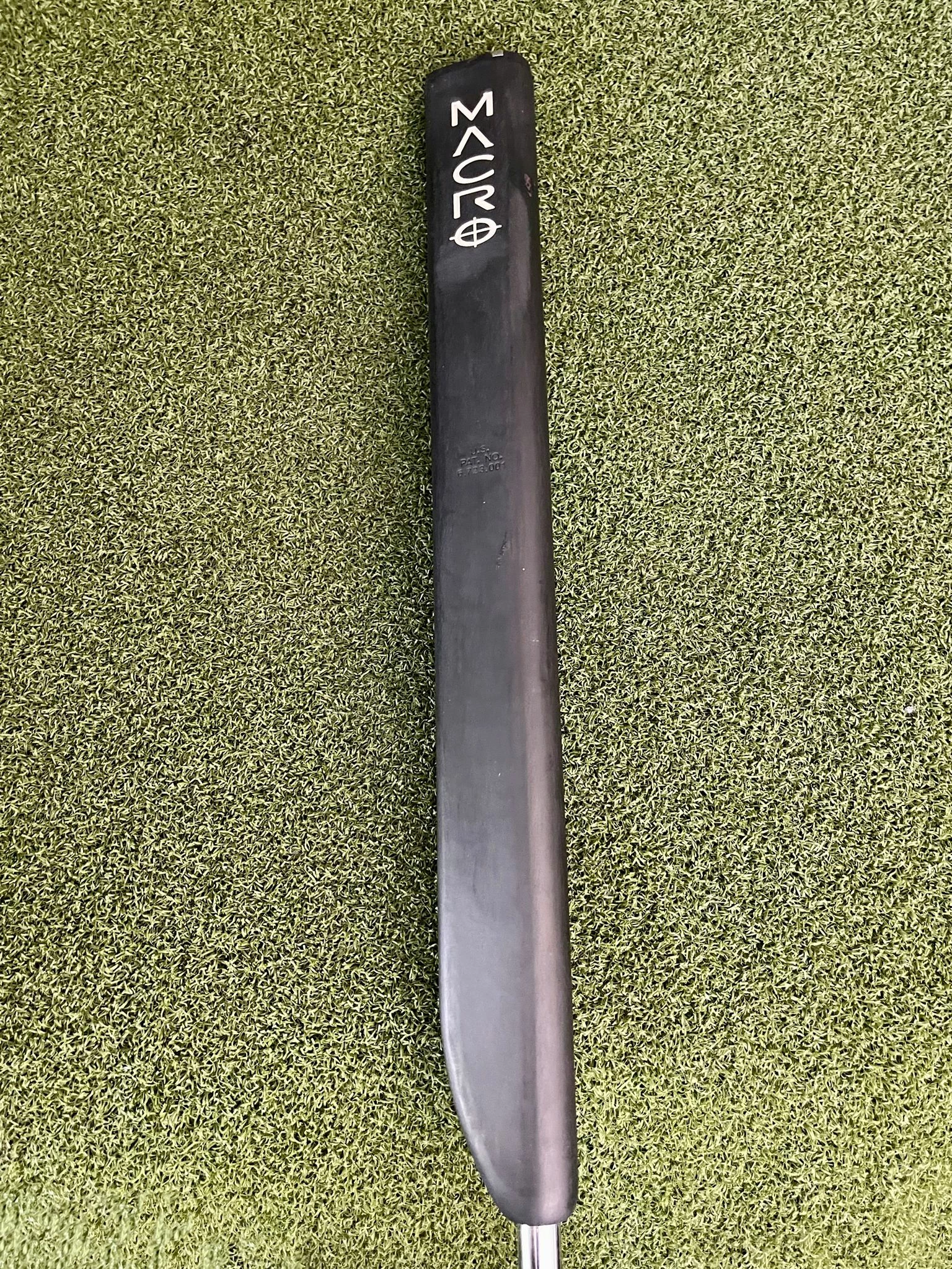 Www.chipnputt.com RARE Macro Golf 303 SS Poly Face Putter, RH, 35" Center Shaft & Stock Grip-Great! 12 Www.chipnputt.com RARE Macro Golf 303 SS Poly Face Putter, RH, 35" Center Shaft & Stock Grip-Great! - Image 10