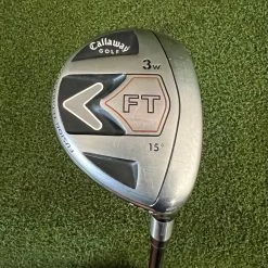 Www.chipnputt.com Callaway FT 15° 3 Wood, RH,43" Fujikura E Fit-On 160 Stiff Graphite -Very Good!