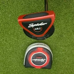 Www.chipnputt.com TaylorMade Spider ARC Red Putter, RH+HC, 33.5" Super Stroke Grip- Very Good!