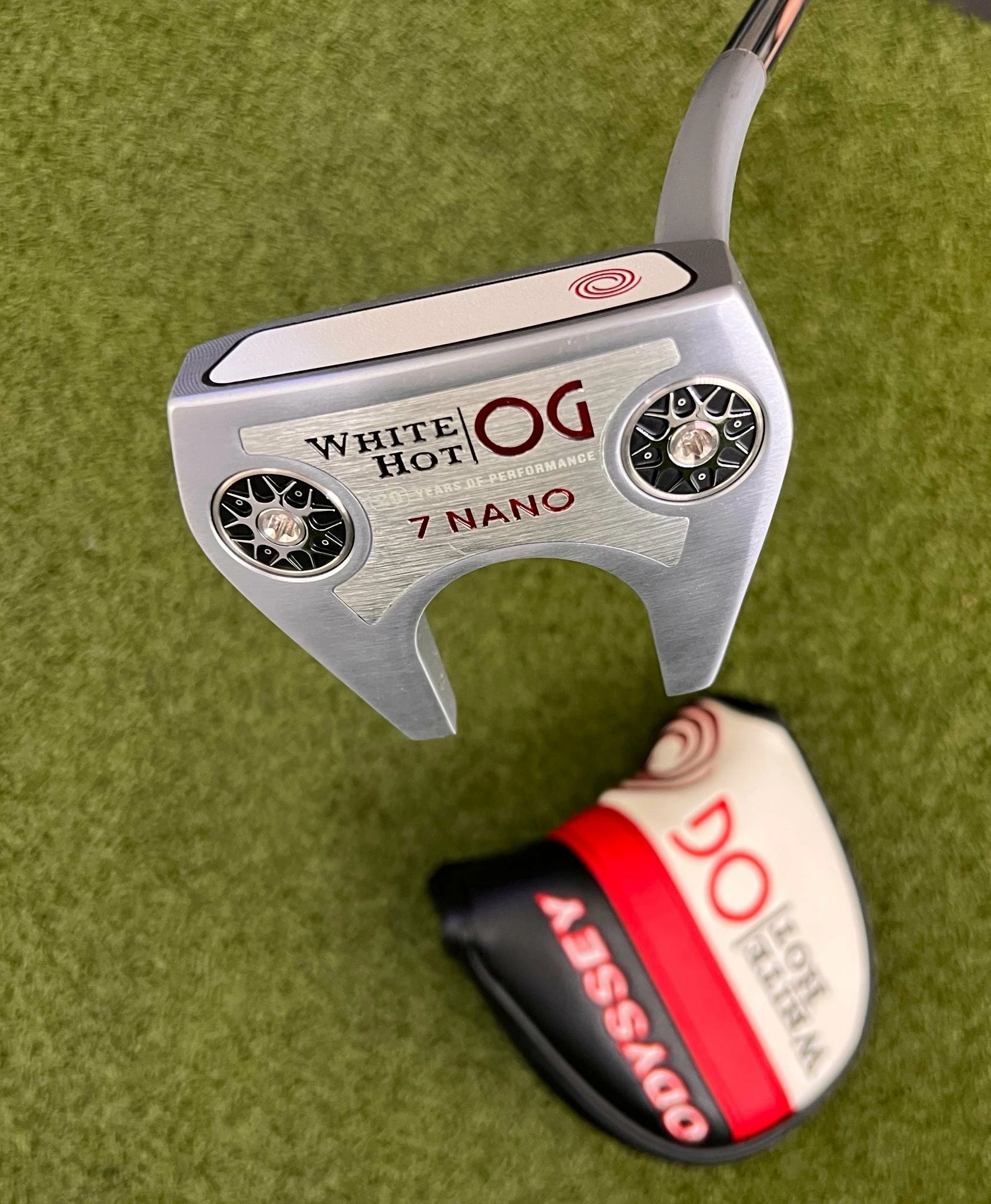 Www.chipnputt.com Odyssey White Hot OG 7 Nano Putter, 34", RH+HC, Stroke Lab Shaft & SS Grip-MINT! 3 Www.chipnputt.com Odyssey White Hot OG 7 Nano Putter, 34", RH+HC, Stroke Lab Shaft & SS Grip-MINT!