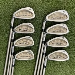 Www.chipnputt.com Wilson ProStaff W OverSize 4-PW+SW Iron Set, LH, Ladies Graphite Shafts - Great!