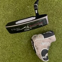 Www.chipnputt.com Ping Scottsdale TR Anser T Putter, 33.5", RH+HC, Stock Steel Shaft & Grip- Good!
