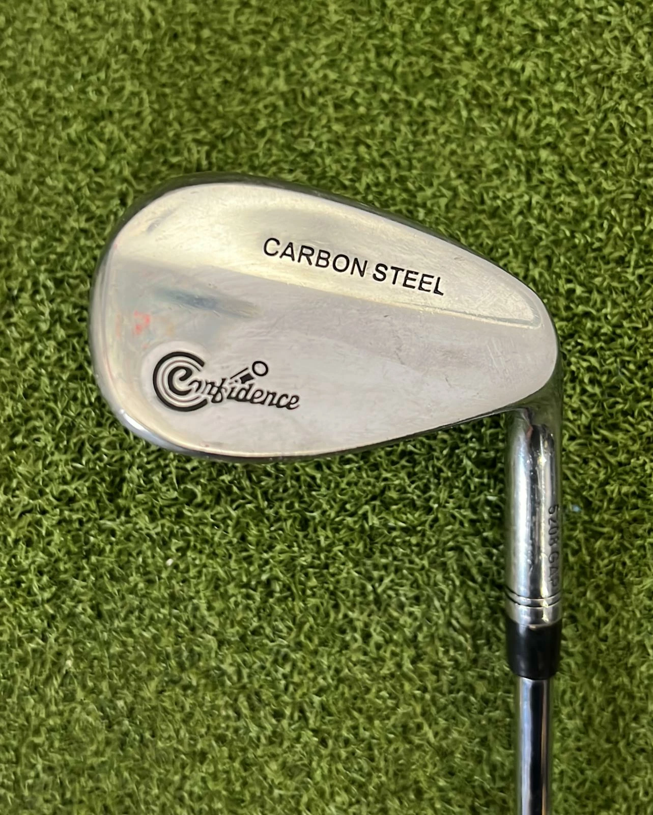 Www.chipnputt.com Conficence Carbon Steel 5208 Gap Wedge, RH, 36.75" Stock Wedge Flex Steel-Great! 3 Www.chipnputt.com Conficence Carbon Steel 5208 Gap Wedge, RH, 36.75" Stock Wedge Flex Steel-Great!