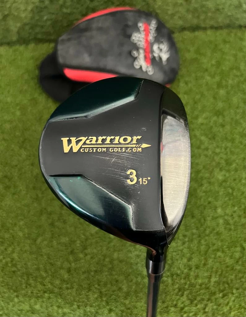 Www.chipnputt.com Warrior Golf 15° 3 Wood, RH + HC, 43" Warrior Golf Stiff Graphite Shaft-Good! 3 Www.chipnputt.com Warrior Golf 15° 3 Wood, RH + HC, 43" Warrior Golf Stiff Graphite Shaft-Good!