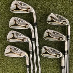 Www.chipnputt.com TaylorMade R7 4-PW Iron Set, RH, T-Step 90 Regular Steel, +.5" Longer-Excellent!