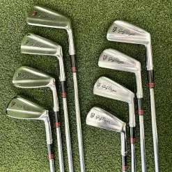 Www.chipnputt.com Vintage Dunlop Gary Player 2-PW (Missing 9) Iron Set, RH, TT Regular Steel-Good!