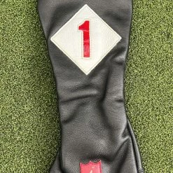 Www.chipnputt.com Iliac Golf Vintage Black + White & Red Croc Driver Headcover- BRAND NEW!!