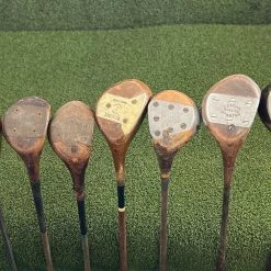 Www.chipnputt.com Vintage Lot Of 7 Woods, RH & LH, Stock Shafts & Grips-Good Condition!
