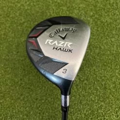 Www.chipnputt.com Callaway RAZR Hawk 3 Wood, RH, 43.5", Stock 60g Stiff Graphite, New Grip-Good!