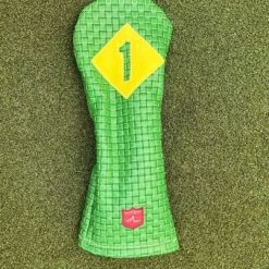 Www.chipnputt.com Iliac Golf Vintage 3 Limited Edition Woven Sassari Augusta Driver Headcover-NEW!