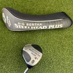 Www.chipnputt.com Callaway Big Bertha Steelhead Plus 4+ Wood, RH+HC, 42.5" Stock Firm Flex-Great!