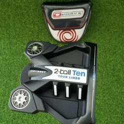 Www.chipnputt.com Odyssey 2 Ball Ten Tour Lined Putter, RH + HC, 33.5" Stroke Lab Shaft-Excellent!