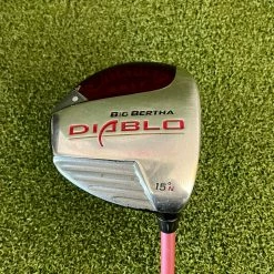 Www.chipnputt.com Callaway Big Bertha Diablo 15ºN 3 Wood, RH, 43" Aldila NV Stiff Graphite-Great!