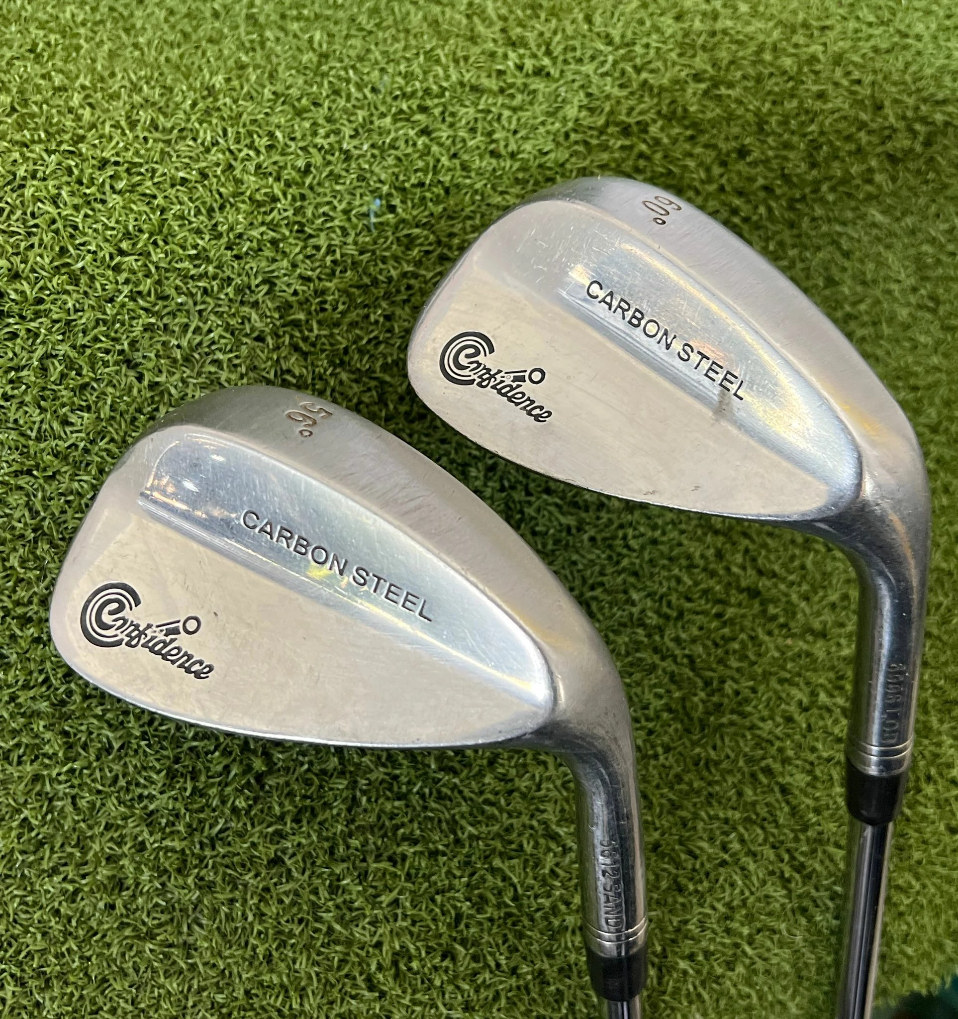 Www.chipnputt.com Conficence Carbon Steel Lob 6006 & Sand 5612 Wedge Set, RH- Stock Shafts-Great! 3 Www.chipnputt.com Conficence Carbon Steel Lob 6006 & Sand 5612 Wedge Set, RH- Stock Shafts-Great!