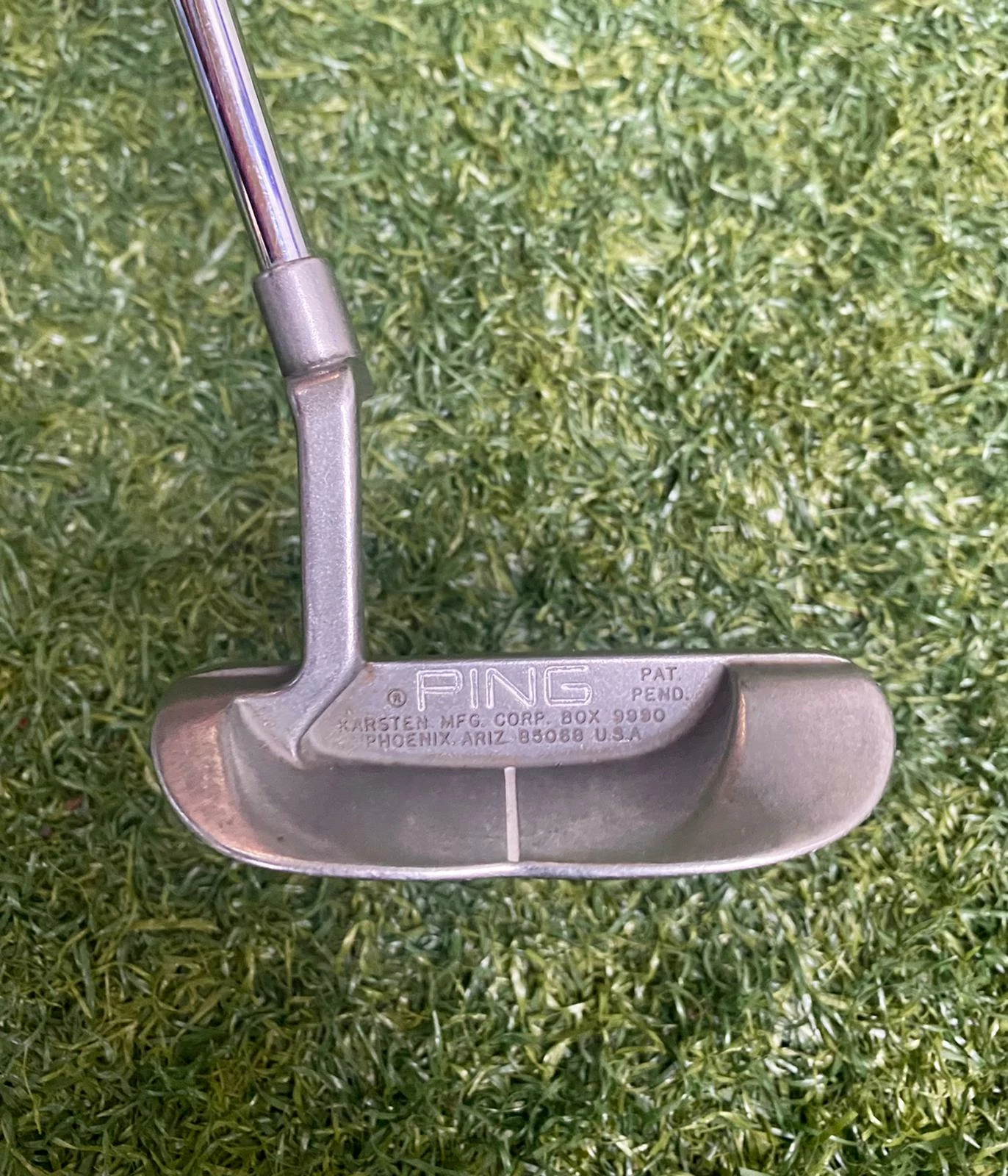 Www.chipnputt.com Ping B60 Putter, RH, 34”, No H/C, Steel Shaft, Lamkin Grip, Good Condition! 3 Www.chipnputt.com Ping B60 Putter, RH, 34”, No H/C, Steel Shaft, Lamkin Grip, Good Condition!