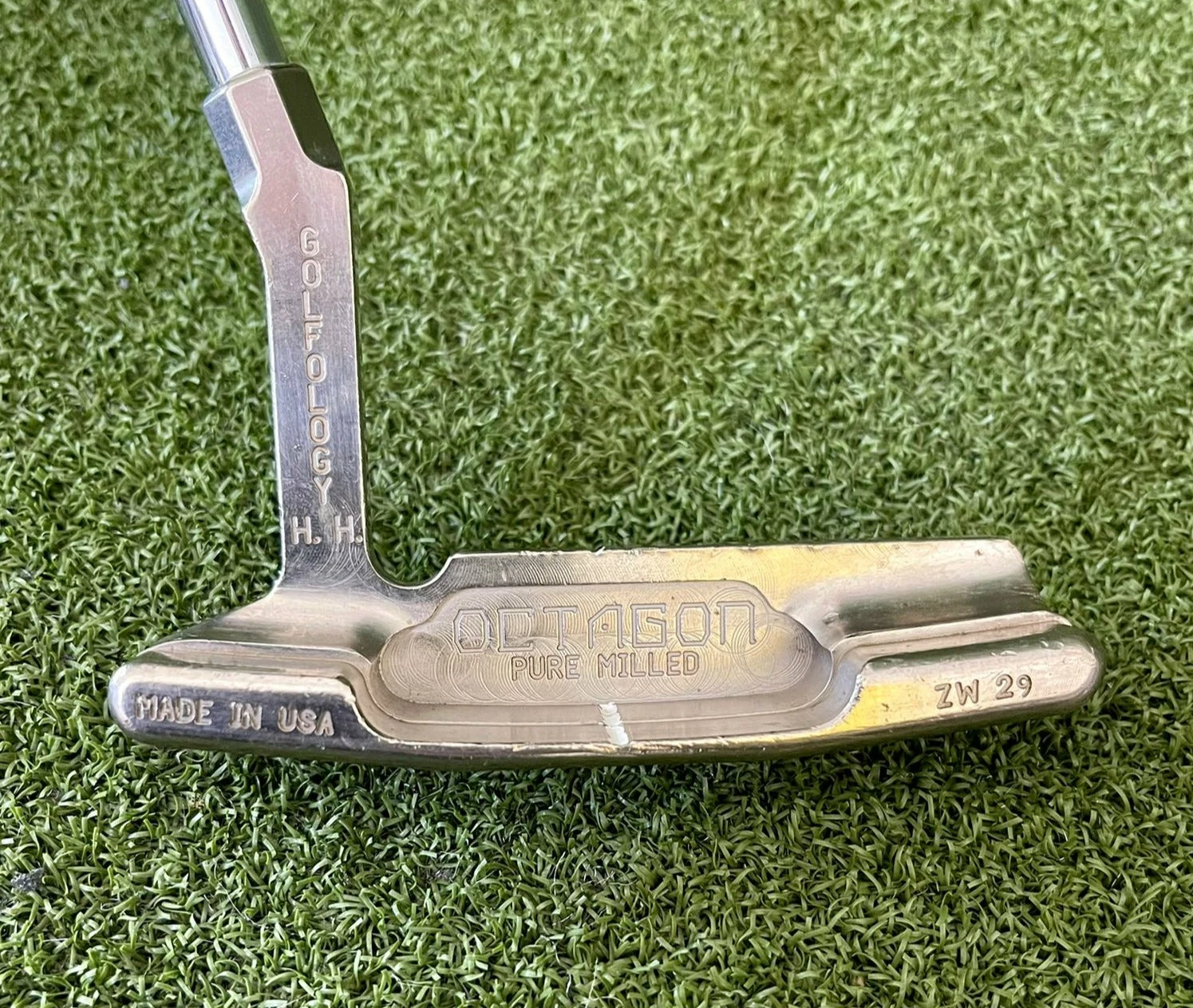 Www.chipnputt.com Golfology H.H. Octagon Pure Milled ZW 29 Putter, RH, 35" With Royal Grip-RARE-Nice! 3 Www.chipnputt.com Golfology H.H. Octagon Pure Milled ZW 29 Putter, RH, 35" With Royal Grip-RARE-Nice!