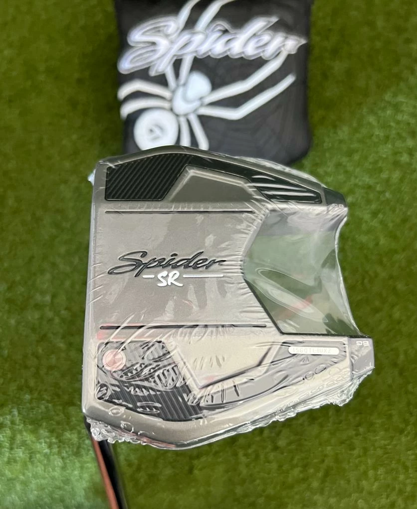 Www.chipnputt.com TaylorMade Spider SR Platinum/White #9 Putter, 35", LH+HC,Fluted Feel Shaft-NEW! 3 Www.chipnputt.com TaylorMade Spider SR Platinum/White #9 Putter, 35", LH+HC,Fluted Feel Shaft-NEW!