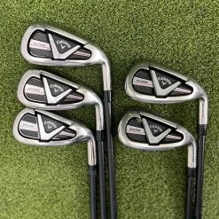 Www.chipnputt.com Callaway Edge 7-PW+AW Iron Set, RH, Edge Regular Graphite & Stock Grips- Great!