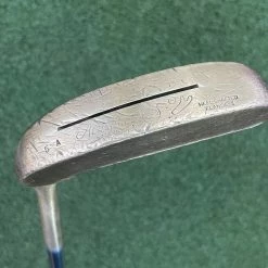 Www.chipnputt.com Acushnet BullsEye 5-A Heel Shafted Flange II Putter, RH,35" Golf Pride Grip-Vtg-Nice!
