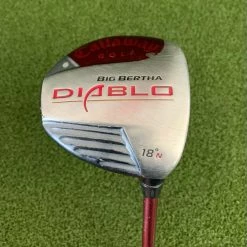 Www.chipnputt.com Callaway Big Bertha Diablo 18º Neutral 5 Wood, RH, Stock Regular Graphite-Good!