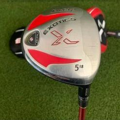 Www.chipnputt.com Tour Edge Exotics XCG 18º 5 Wood, RH+HC, 42" Aldila DVS Regular Graphite-Great!