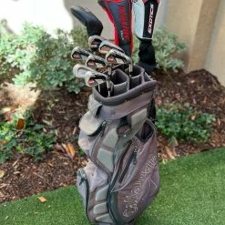 Www.chipnputt.com Callaway Complete Golf Set, Regular, RAZR Irons, Woods, Putter, Cart Bag-Great!