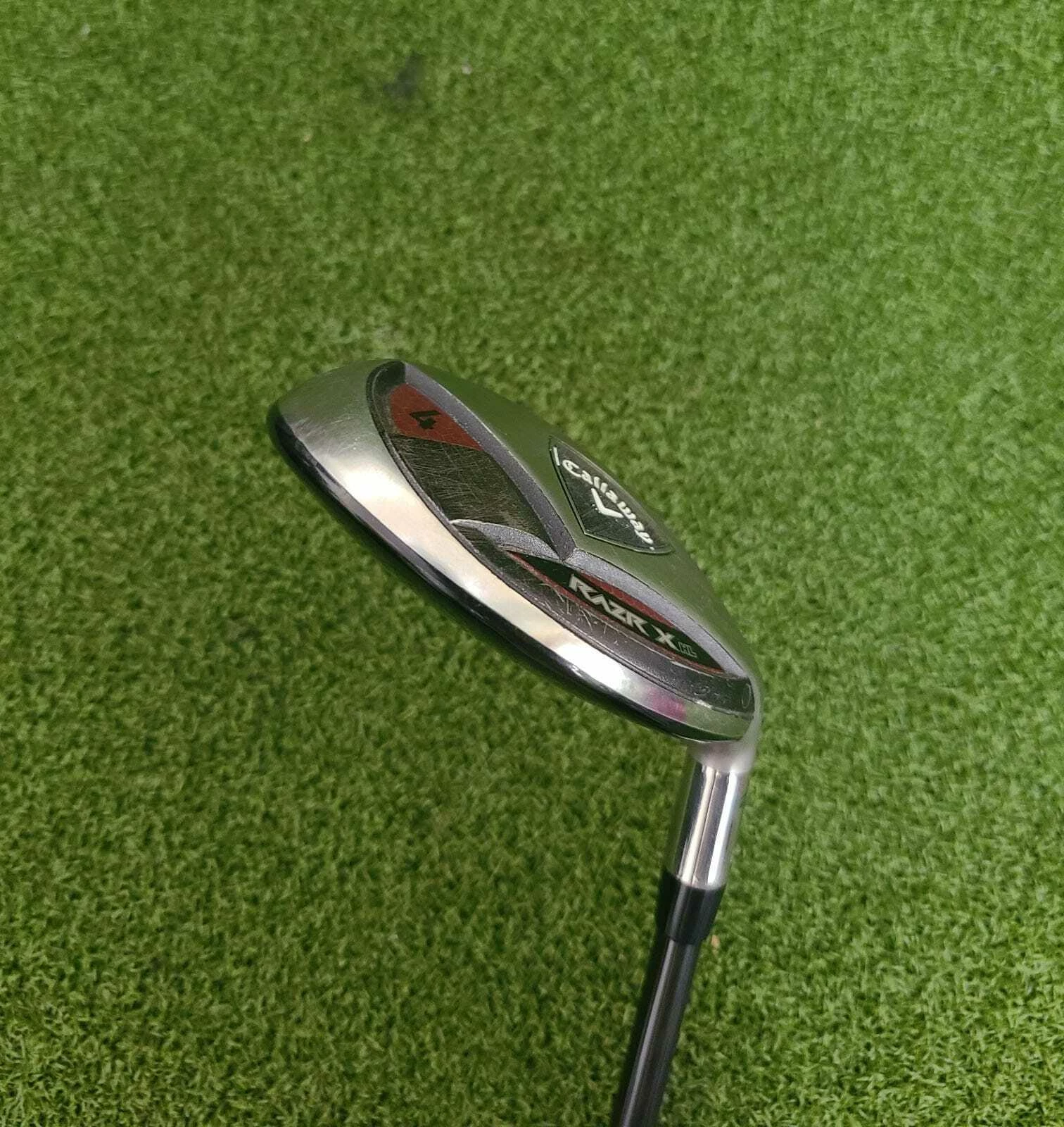 Www.chipnputt.com Callaway RAZR X HL 4 Hybrid, RH + HC, 39" Stiff Graphite- Golf Pride Grip- Good! 4 Www.chipnputt.com Callaway RAZR X HL 4 Hybrid, RH + HC, 39" Stiff Graphite- Golf Pride Grip- Good! - Image 2