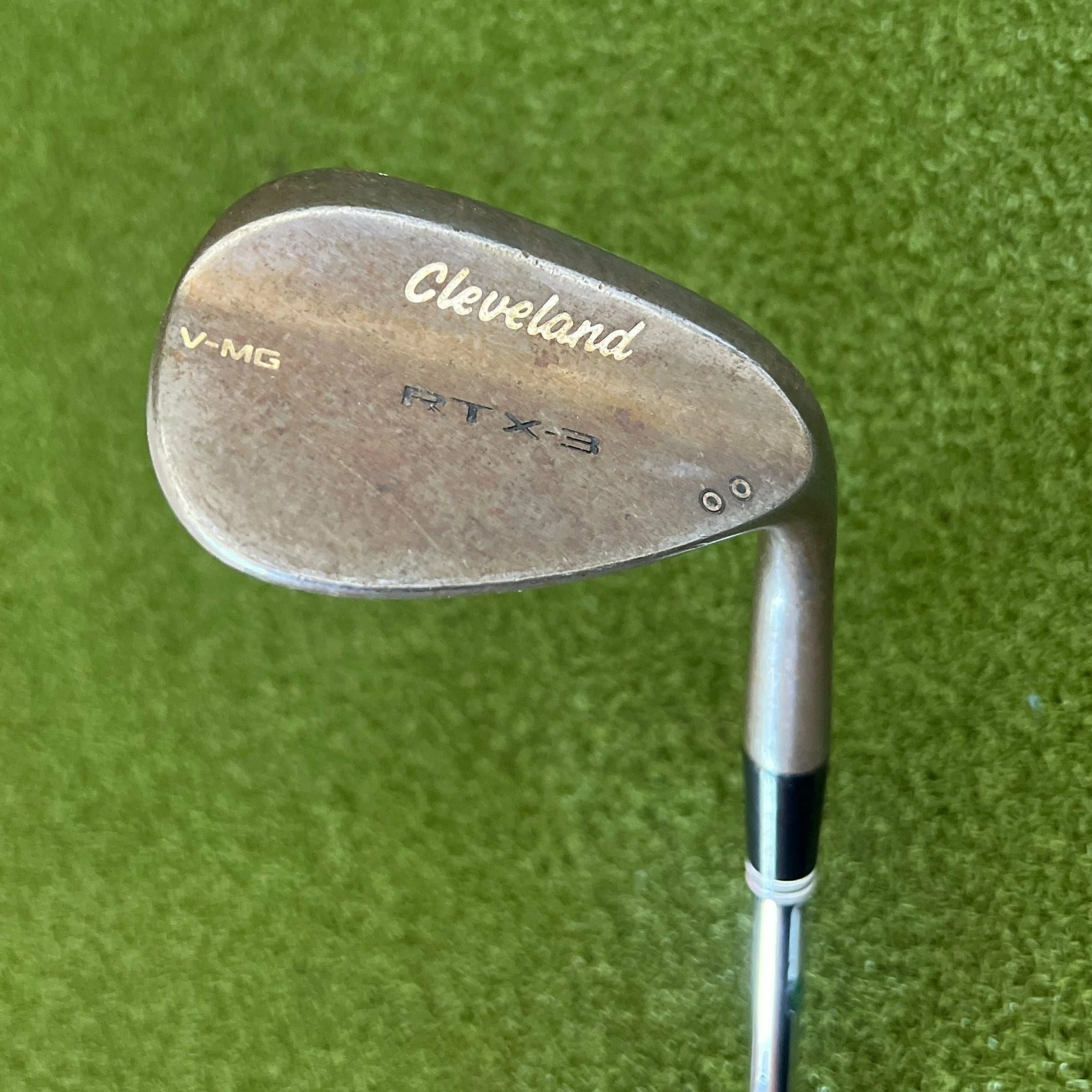 Www.chipnputt.com Cleveland RTX-3 V-MG Raw 60°/9 Wedge,RH,35.5", TT DG Wedge Flex Steel-Excellent! 4 Www.chipnputt.com Cleveland RTX-3 V-MG Raw 60°/9 Wedge,RH,35.5", TT DG Wedge Flex Steel-Excellent! - Image 2