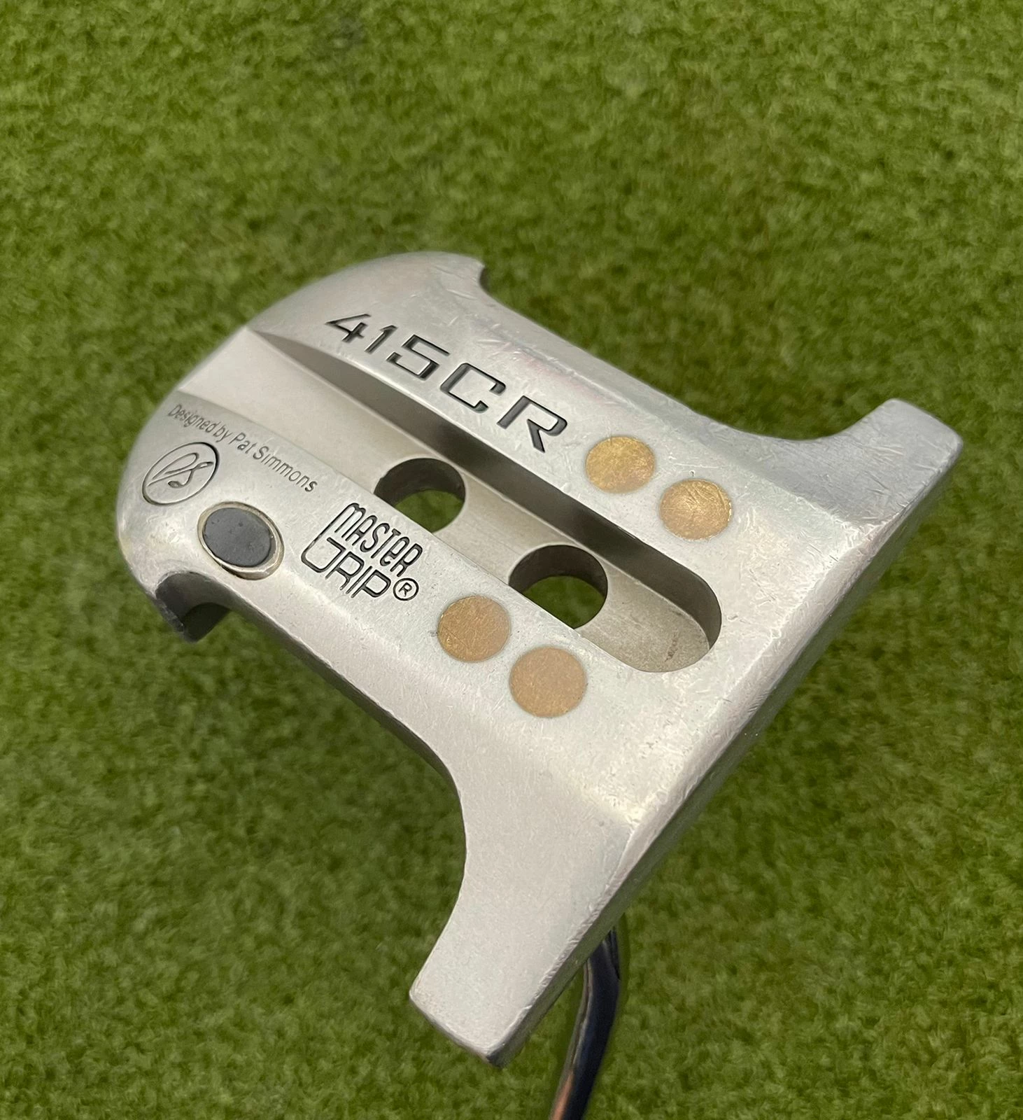 Www.chipnputt.com Master Grip 415CR By Pat Simmons Putter, RH, 37.5" Stock Shaft & Winn Grip-Great! 4 Www.chipnputt.com Master Grip 415CR By Pat Simmons Putter, RH, 37.5" Stock Shaft & Winn Grip-Great! - Image 2