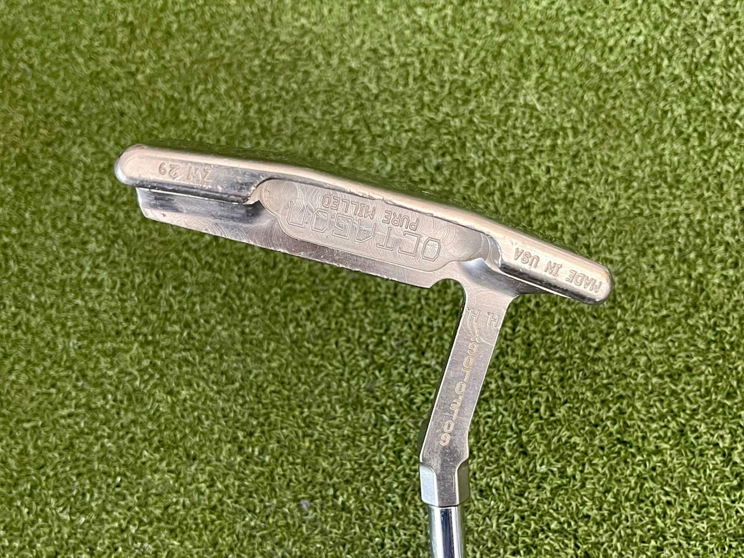 Www.chipnputt.com Golfology H.H. Octagon Pure Milled ZW 29 Putter, RH, 35" With Royal Grip-RARE-Nice! 4 Www.chipnputt.com Golfology H.H. Octagon Pure Milled ZW 29 Putter, RH, 35" With Royal Grip-RARE-Nice! - Image 2