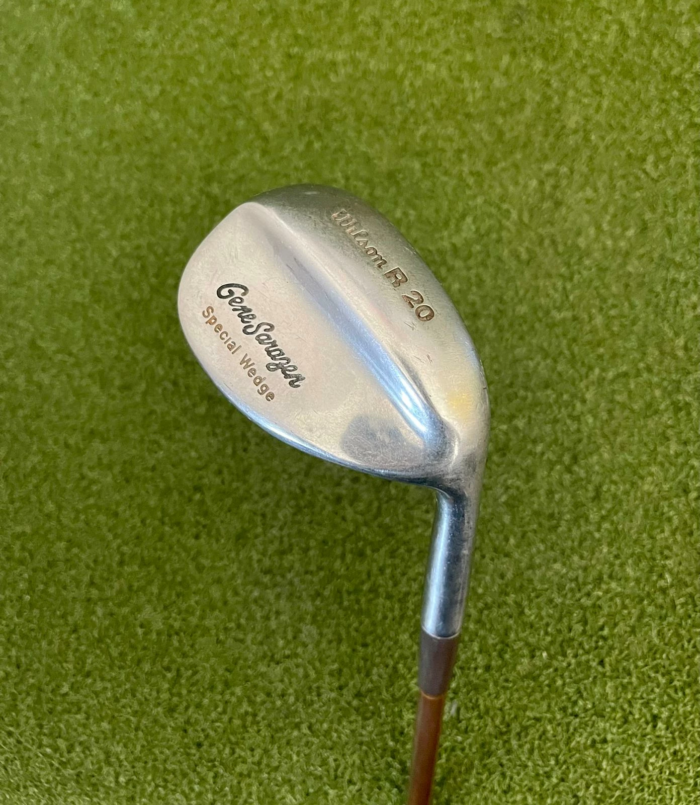 Www.chipnputt.com Vintage Wilson R20 Gene Sarazen Special Wedge, RH, 35.5" Brown Coated Steel-Great! 4 Www.chipnputt.com Vintage Wilson R20 Gene Sarazen Special Wedge, RH, 35.5" Brown Coated Steel-Great! - Image 2