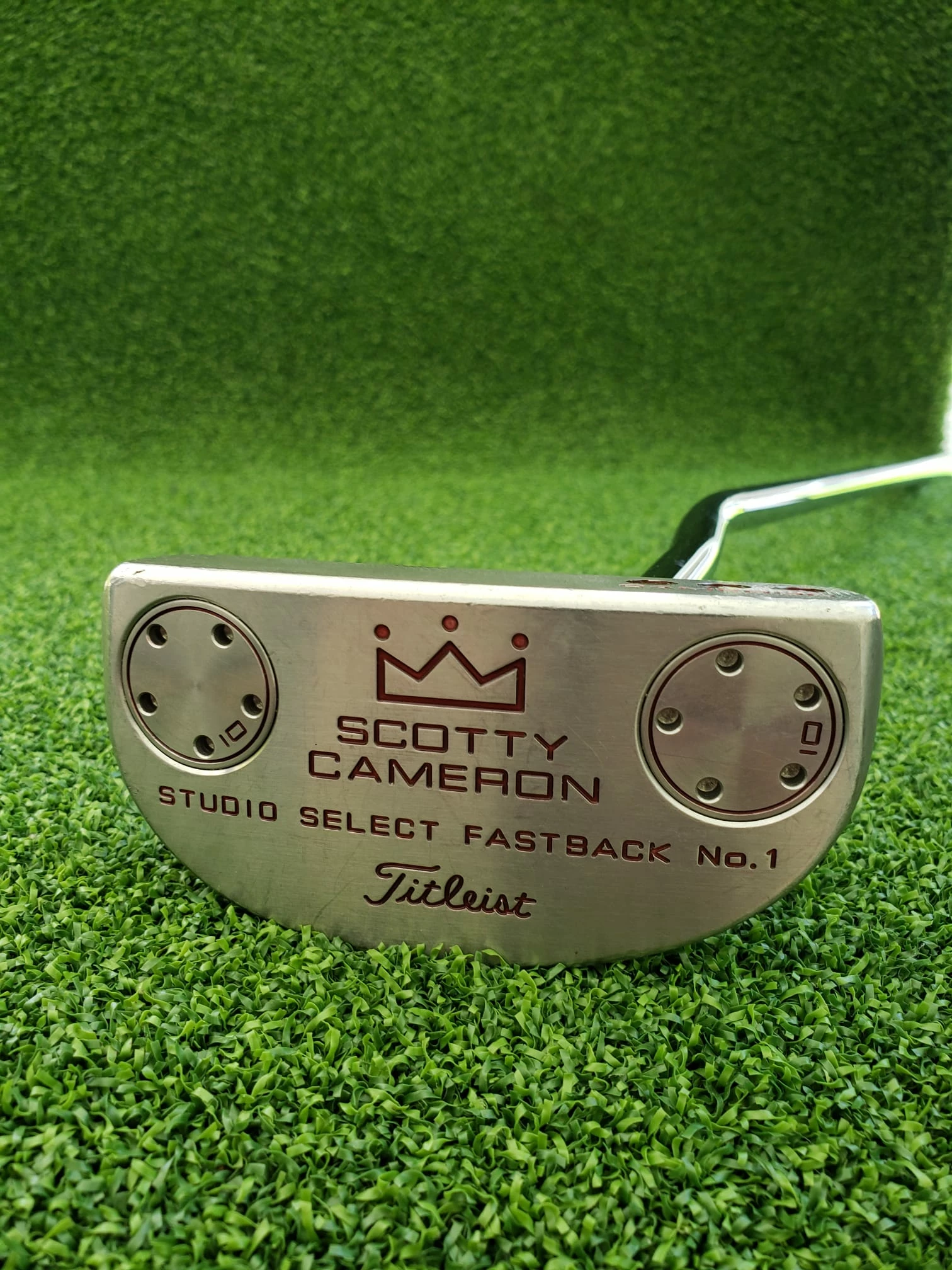 Www.chipnputt.com Titleist Scotty Cameron Studio Select Fastback No.1 Putter, RH + HC, 32.5"- Great! 4 Www.chipnputt.com Titleist Scotty Cameron Studio Select Fastback No.1 Putter, RH + HC, 32.5"- Great! - Image 2