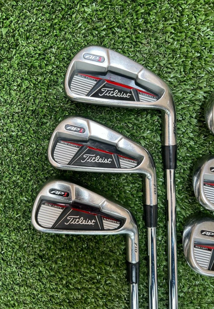Www.chipnputt.com Titleist AP1 710 Dual Cavity 5-PW Iron Set, RH, KBS Stiff Steel Shafts - Great! 4 Www.chipnputt.com Titleist AP1 710 Dual Cavity 5-PW Iron Set, RH, KBS Stiff Steel Shafts - Great! - Image 2