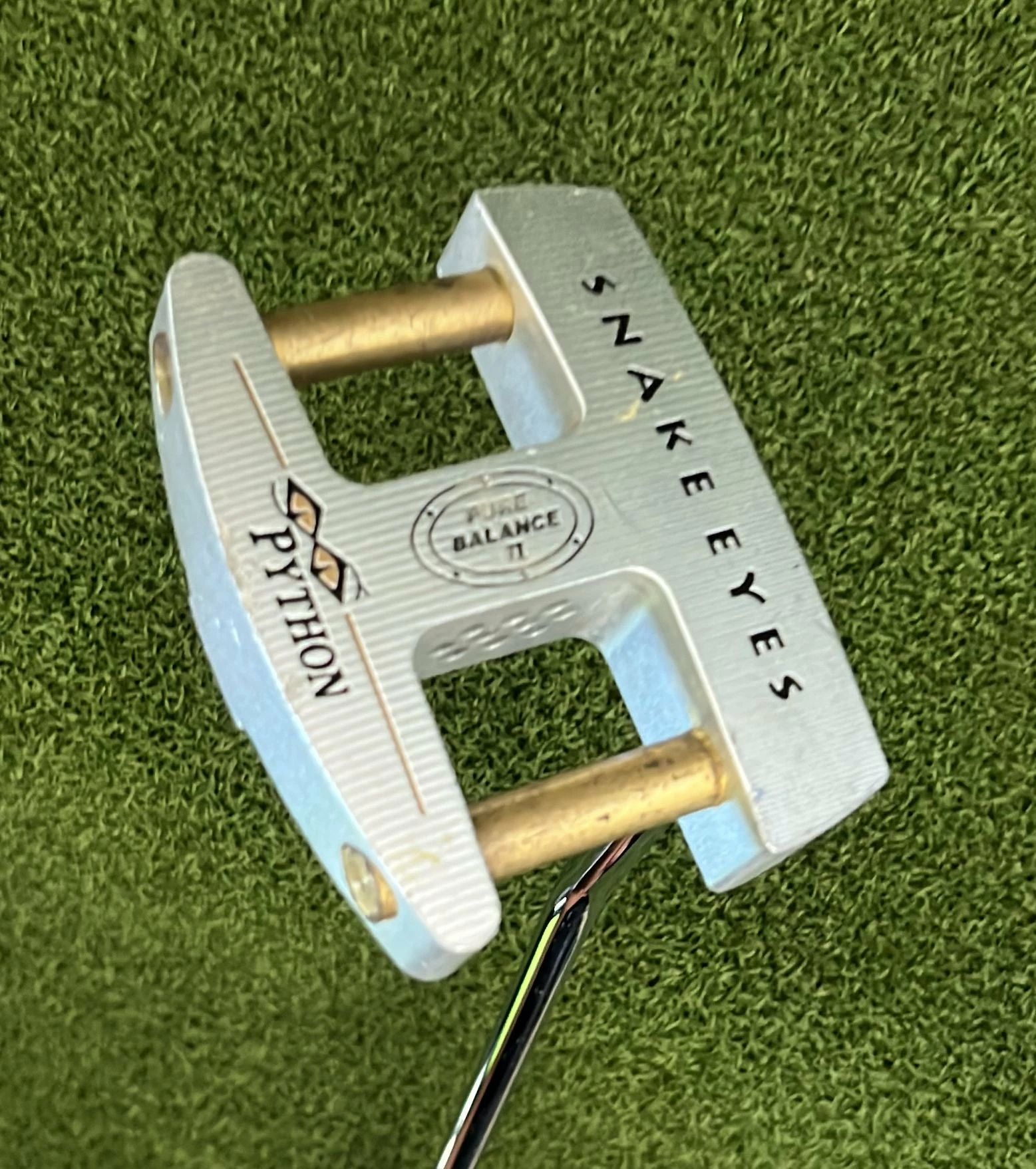 Www.chipnputt.com Snake Eyes Python Pure Balance II Putter, 34", RH, Golf Pride Grip - Great! 4 Www.chipnputt.com Snake Eyes Python Pure Balance II Putter, 34", RH, Golf Pride Grip - Great! - Image 2