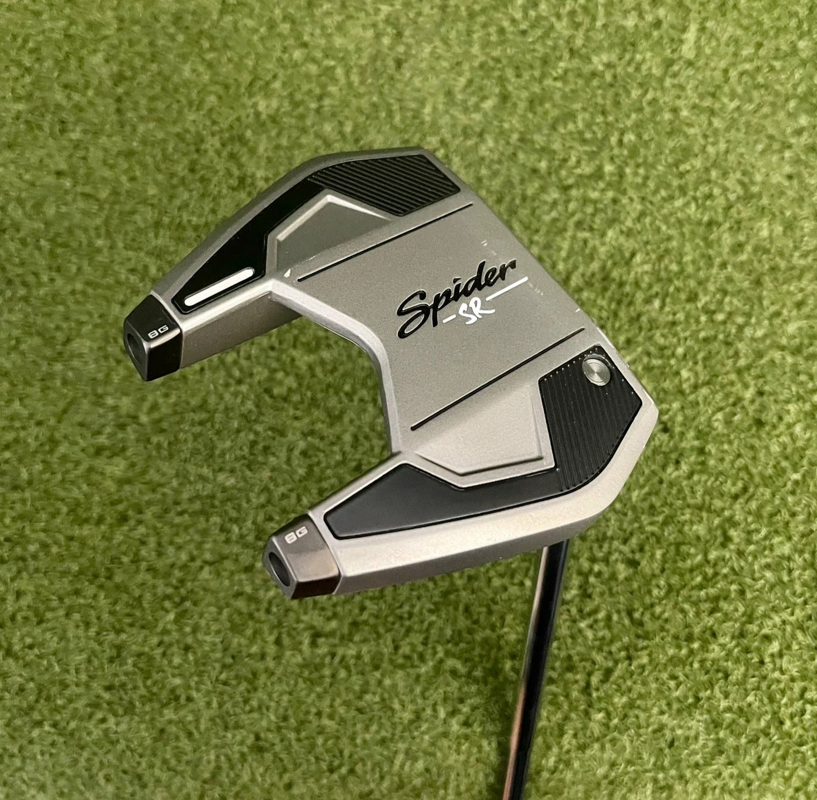 Www.chipnputt.com TaylorMade Spider SR Flow Neck Putter, RH, 35" Fluted Feel Shaft - Excellent! 4 Www.chipnputt.com TaylorMade Spider SR Flow Neck Putter, RH, 35" Fluted Feel Shaft - Excellent! - Image 2