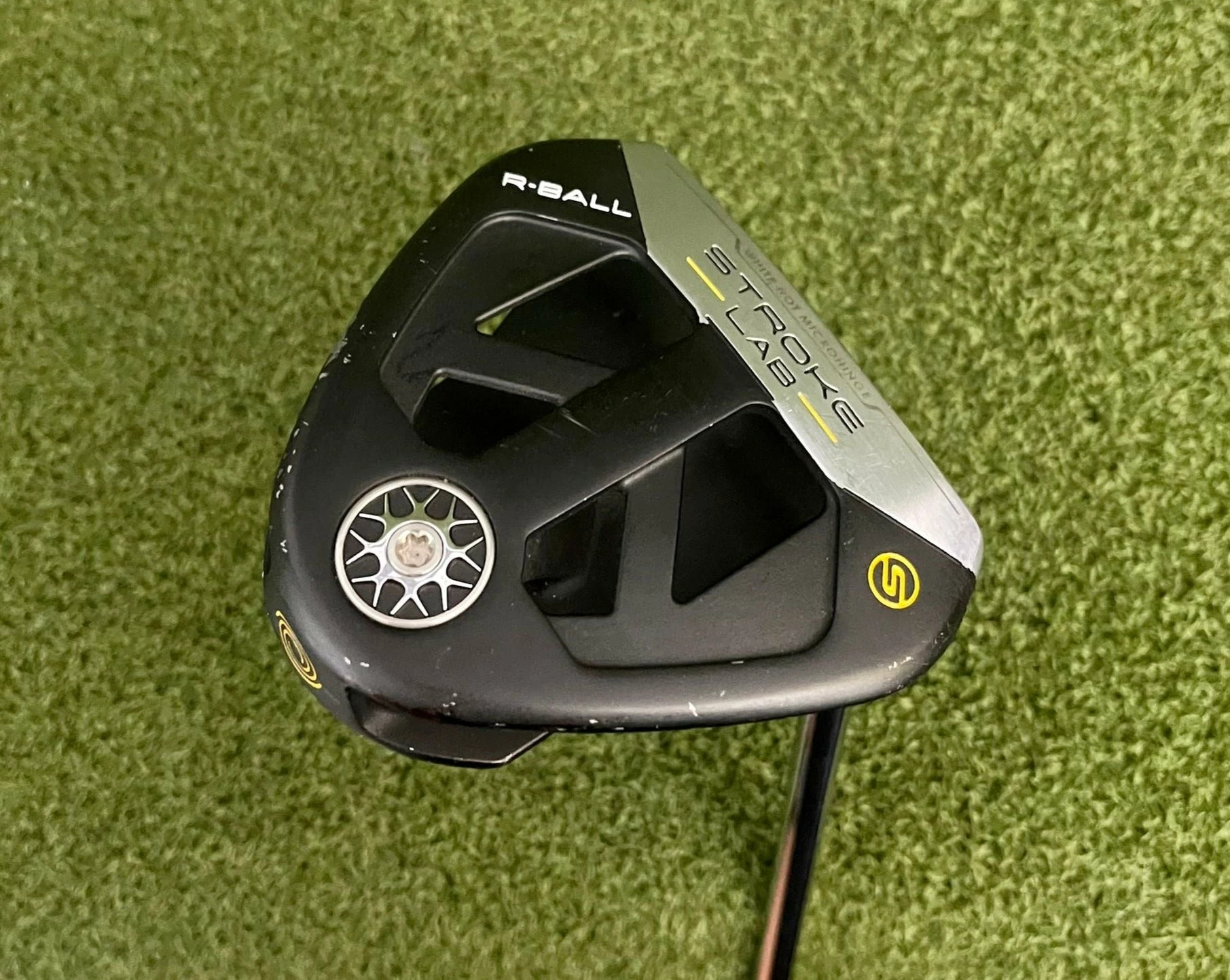 Www.chipnputt.com Odyssey Stroke Lab R-Ball S Putter, RH + HC, 34.5" Stroke Lab Shaft & Grip-Great! 5 Www.chipnputt.com Odyssey Stroke Lab R-Ball S Putter, RH + HC, 34.5" Stroke Lab Shaft & Grip-Great! - Image 3