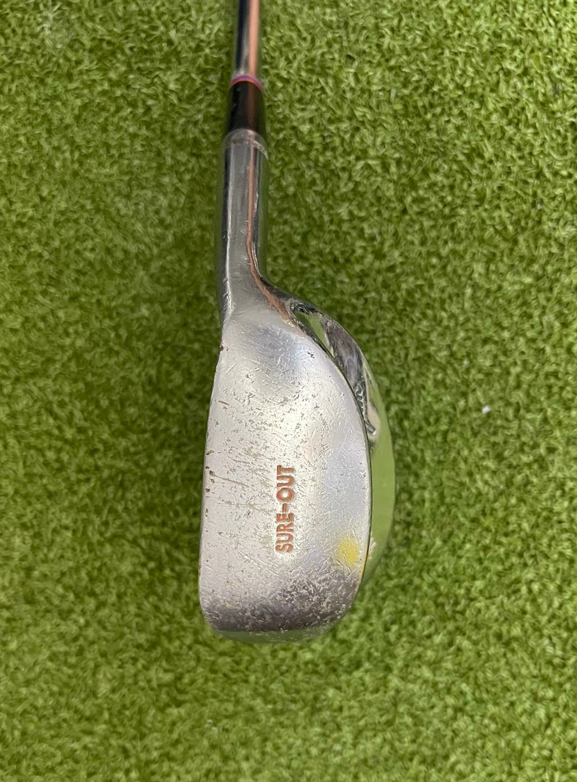 Www.chipnputt.com Ben Hogan Sure-Out Wedge, RH, 35.5" Stock Steel Shaft & Chamois Grip-Vintage - Fair! 5 Www.chipnputt.com Ben Hogan Sure-Out Wedge, RH, 35.5" Stock Steel Shaft & Chamois Grip-Vintage - Fair! - Image 3
