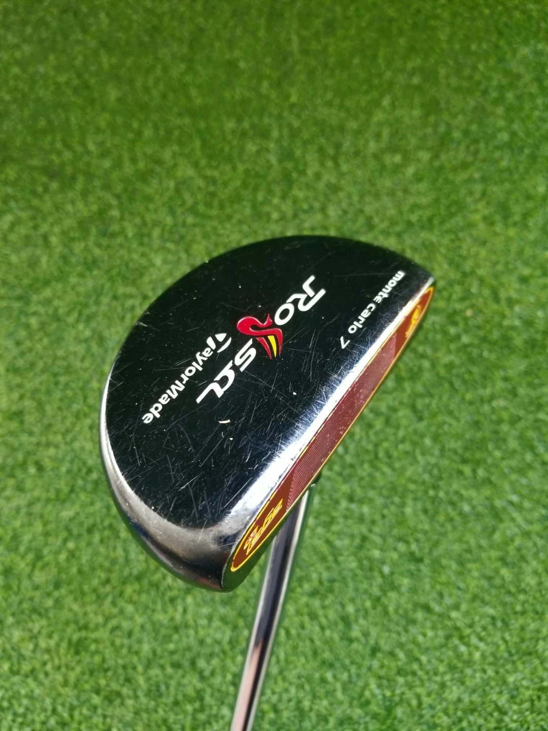 Www.chipnputt.com TaylorMade Rossa Monte Carlo 7 Agsi+ Putter, RH, 34" Center Shaft-New Grip-Good! 5 Www.chipnputt.com TaylorMade Rossa Monte Carlo 7 Agsi+ Putter, RH, 34" Center Shaft-New Grip-Good! - Image 3