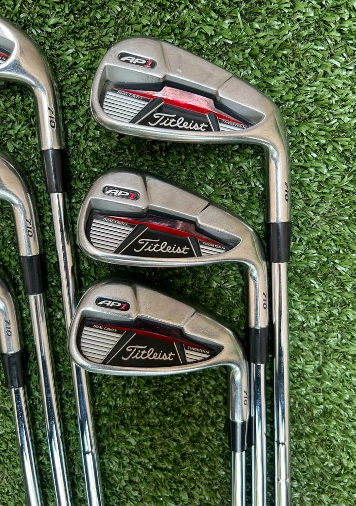 Www.chipnputt.com Titleist AP1 710 Dual Cavity 5-PW Iron Set, RH, KBS Stiff Steel Shafts - Great! 5 Www.chipnputt.com Titleist AP1 710 Dual Cavity 5-PW Iron Set, RH, KBS Stiff Steel Shafts - Great! - Image 3