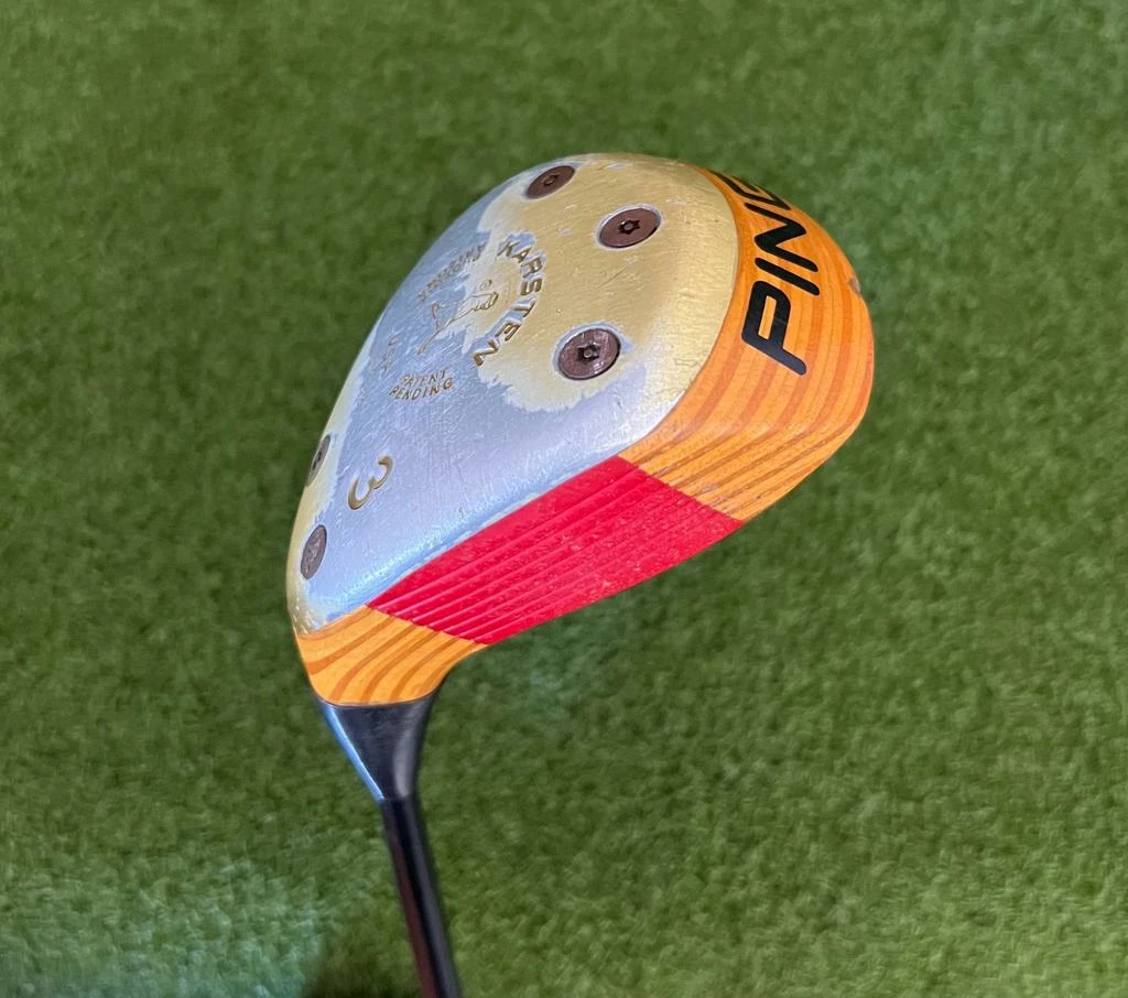 Www.chipnputt.com Vintage Ping Zing Karsten Blonde 3 Wood, RH, 42.5" Aldila Karsten 101 Graphite-Good! 5 Www.chipnputt.com Vintage Ping Zing Karsten Blonde 3 Wood, RH, 42.5" Aldila Karsten 101 Graphite-Good! - Image 3