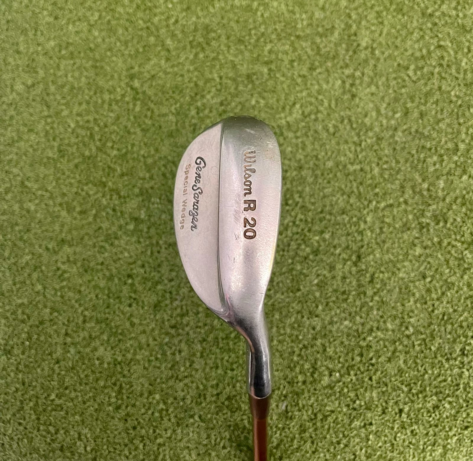 Www.chipnputt.com Vintage Wilson R20 Gene Sarazen Special Wedge, RH, 35.5" Brown Coated Steel-Great! 6 Www.chipnputt.com Vintage Wilson R20 Gene Sarazen Special Wedge, RH, 35.5" Brown Coated Steel-Great! - Image 4