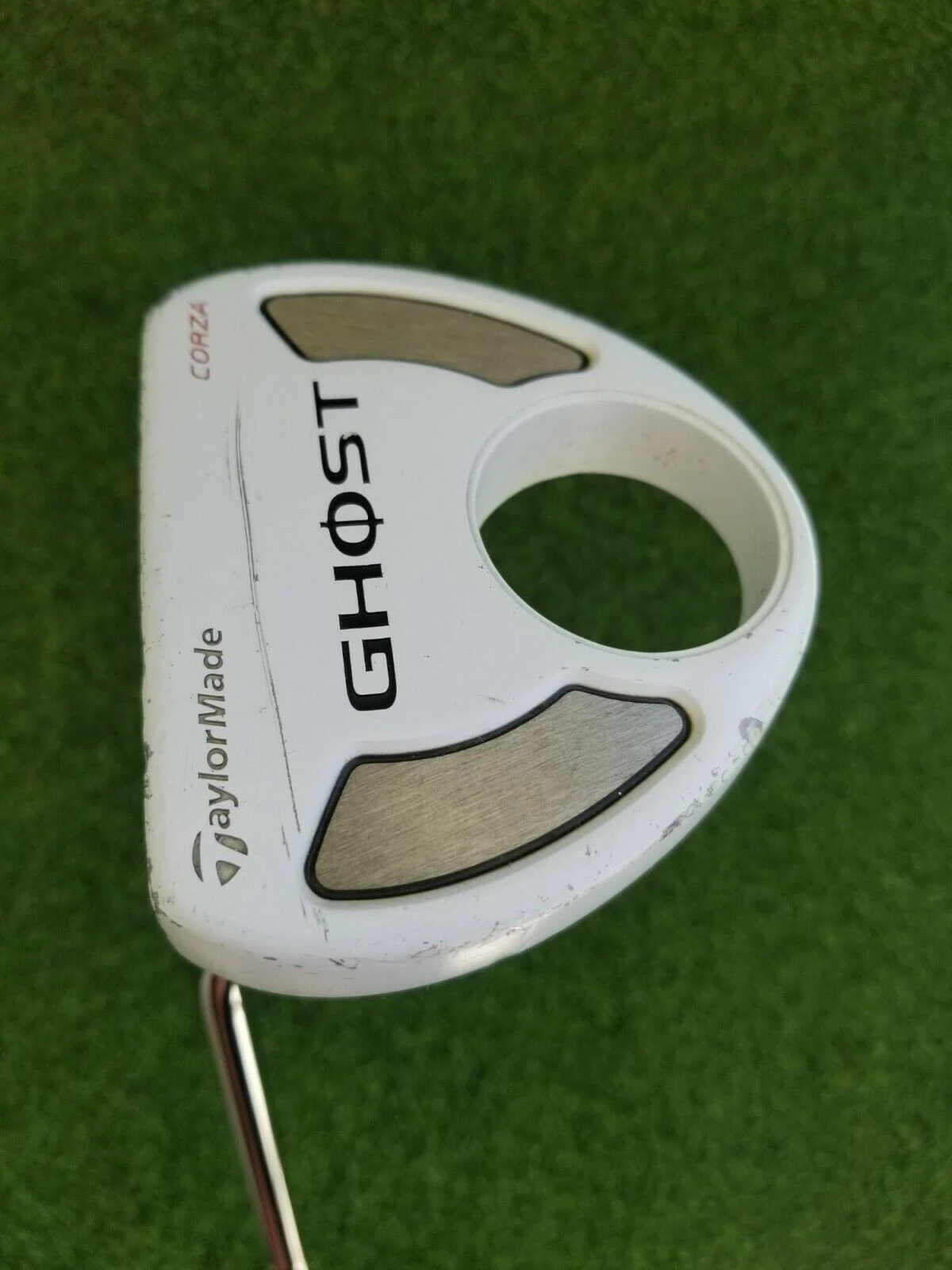 Www.chipnputt.com TaylorMade Ghost Corza Putter, LH + H/C, 35" Stock Steel Shaft-Winn Grip-Good! 6 Www.chipnputt.com TaylorMade Ghost Corza Putter, LH + H/C, 35" Stock Steel Shaft-Winn Grip-Good! - Image 4