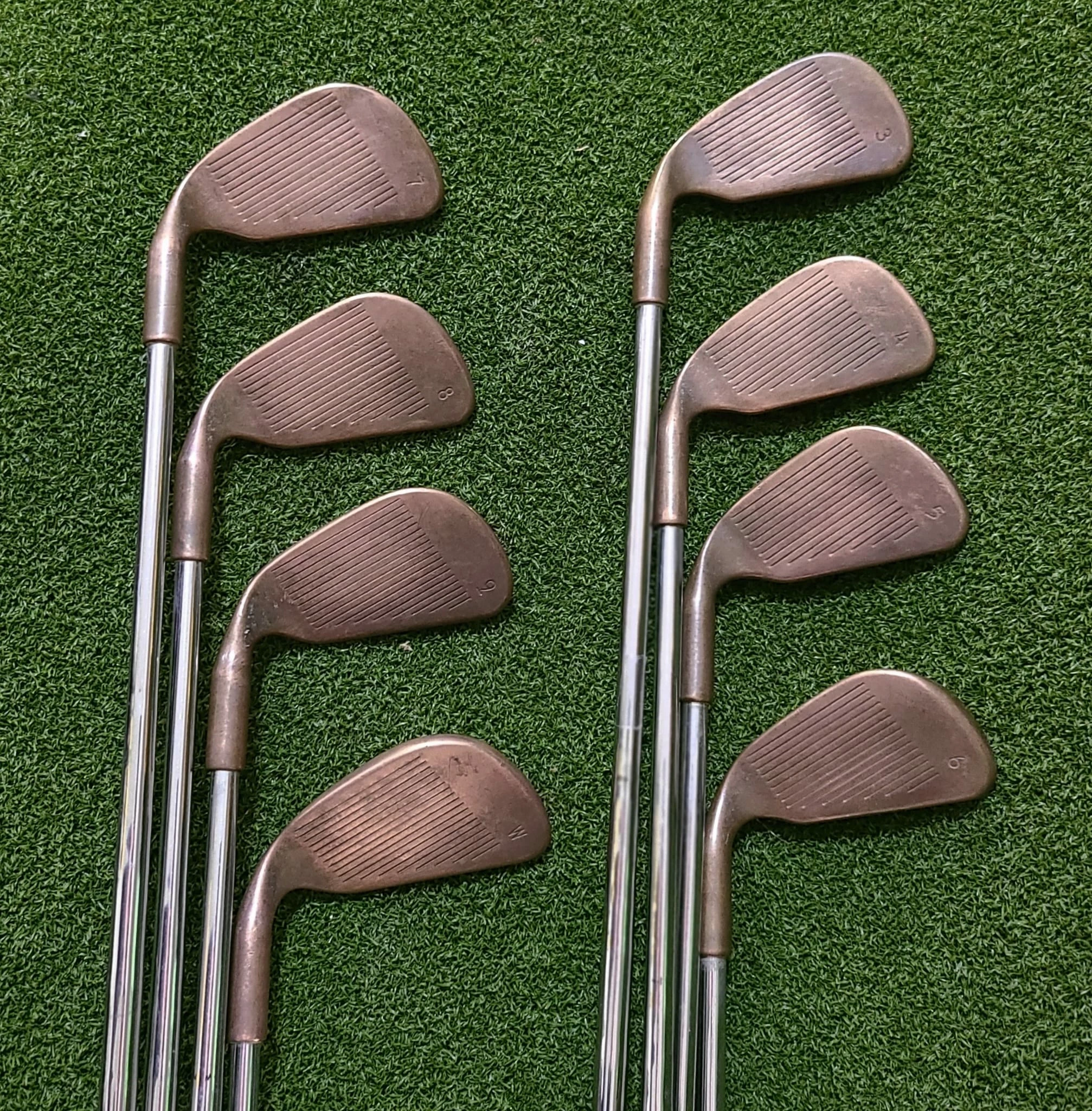 Www.chipnputt.com Ping Eye 2+ BeCu 3-W Iron Set, RH, Beryllium Copper, Red Dot 1º Flat- Rare-Good! 6 Www.chipnputt.com Ping Eye 2+ BeCu 3-W Iron Set, RH, Beryllium Copper, Red Dot 1º Flat- Rare-Good! - Image 4
