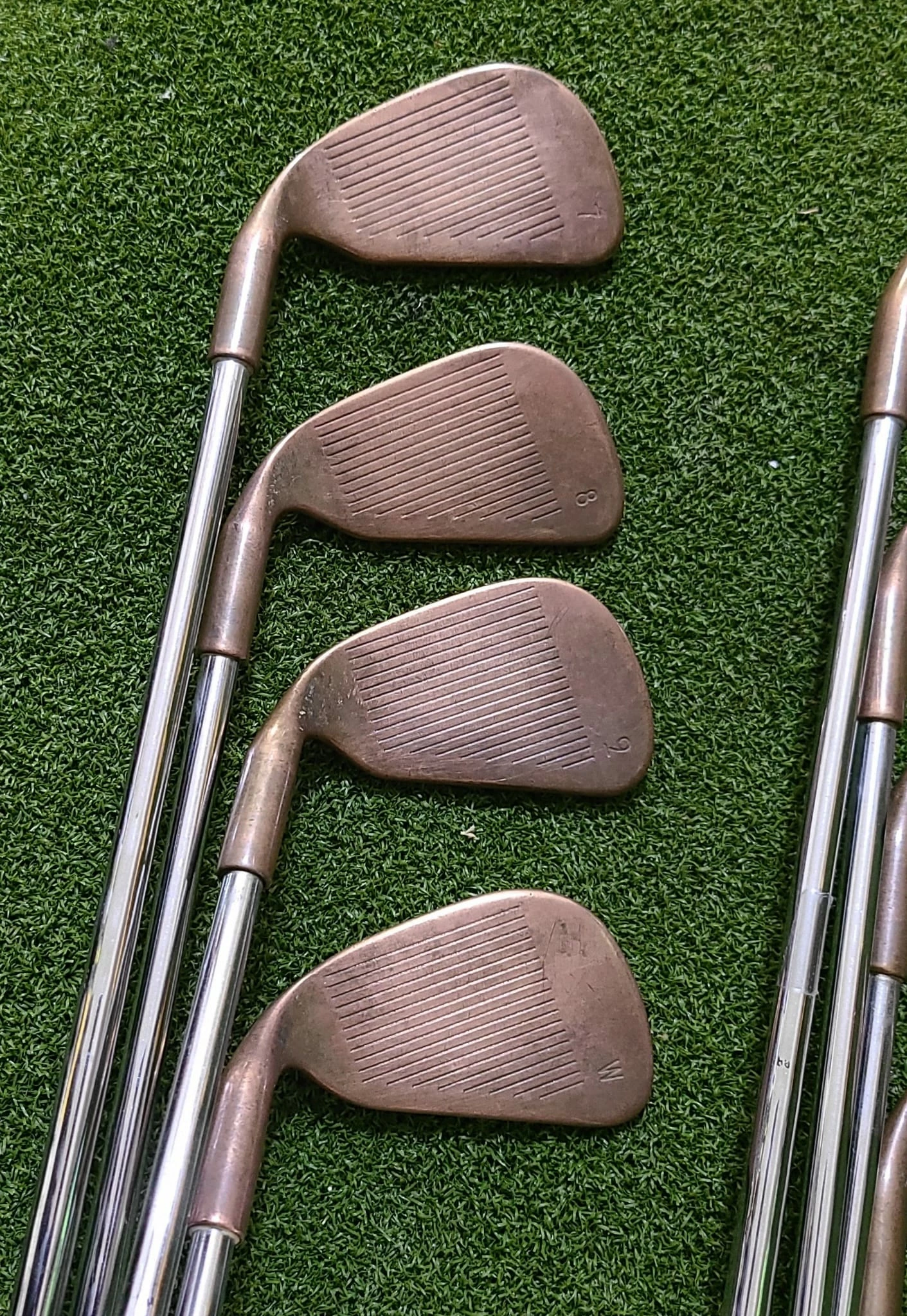 Www.chipnputt.com Ping Eye 2+ BeCu 3-W Iron Set, RH, Beryllium Copper, Red Dot 1º Flat- Rare-Good! 7 Www.chipnputt.com Ping Eye 2+ BeCu 3-W Iron Set, RH, Beryllium Copper, Red Dot 1º Flat- Rare-Good! - Image 5