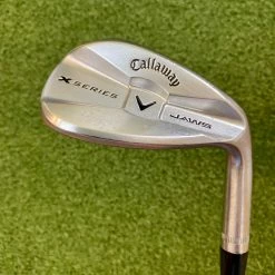 Www.chipnputt.com Callaway X Series Jaws 52º Forged Wedge, RH, Rifle Flighted Precision FCM 6.5 Extra Stiff Steel Shaft- Good Condition