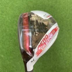 Www.chipnputt.com TaylorMade AeroBurner 22º 4 Hybrid, LH, Fujikura Atmos Regular Graphite Shaft- NEW!